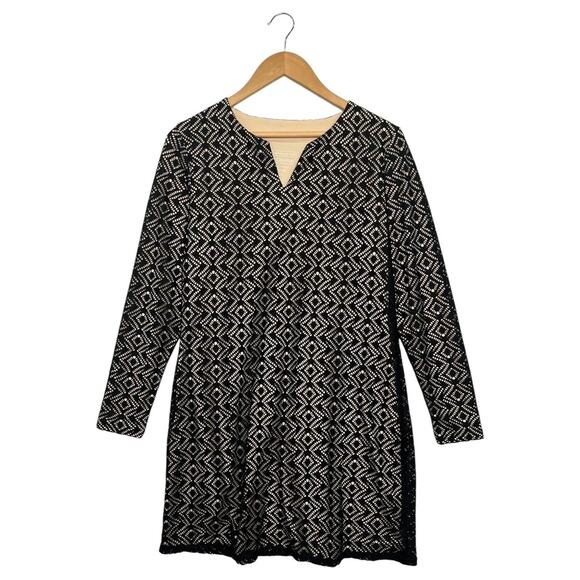 Coolibar Dress Tunic Womens Small Black Crochet Lined Sun Protection UPF 50+ - Picture 1 of 13